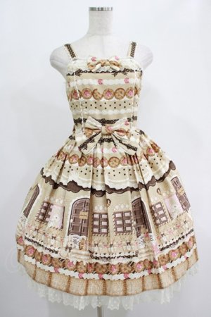 画像: Angelic Pretty / Sweet Cream HouseジャンパースカートSet Free アイボリー H-25-07-25-005-AP-OP-NS-ZH