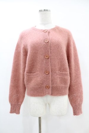 画像: Jane Marple Dans Le Salon / Kid mohair bolero cardigan  ピンク H-25-07-25-1054-JM-TO-KB-ZH