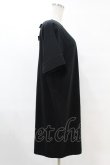画像3: Na+H / バックベルト半袖ワンピース  黒 H-25-07-25-1009-PU-OP-KB-ZH (3)