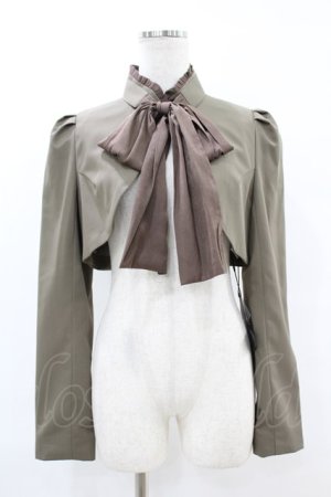 画像: Sheglit / "Earl Grey"クラシカルボレロ  モスグリーン H-25-07-25-1013-EL-TO-KB-ZH