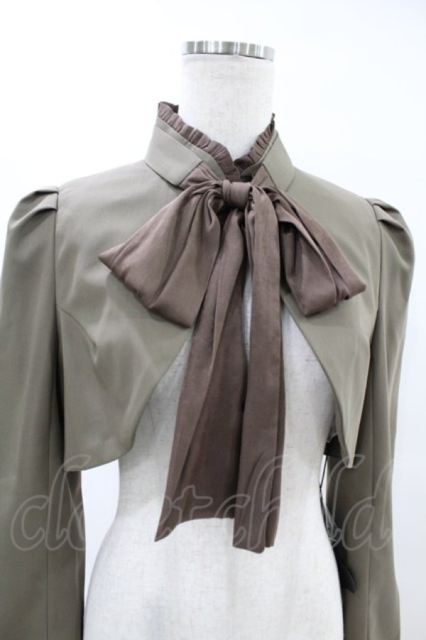 画像4: Sheglit / "Earl Grey"クラシカルボレロ  モスグリーン H-25-07-25-1013-EL-TO-KB-ZH (4)