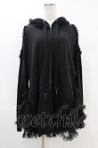 画像1: HANGRY&ANGRY / H&A VEIL FRILL DRESS PARKA  ブラック H-25-07-25-1015-HN-TO-KB-ZH (1)