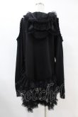 画像2: HANGRY&ANGRY / H&A VEIL FRILL DRESS PARKA  ブラック H-25-07-25-1015-HN-TO-KB-ZH (2)