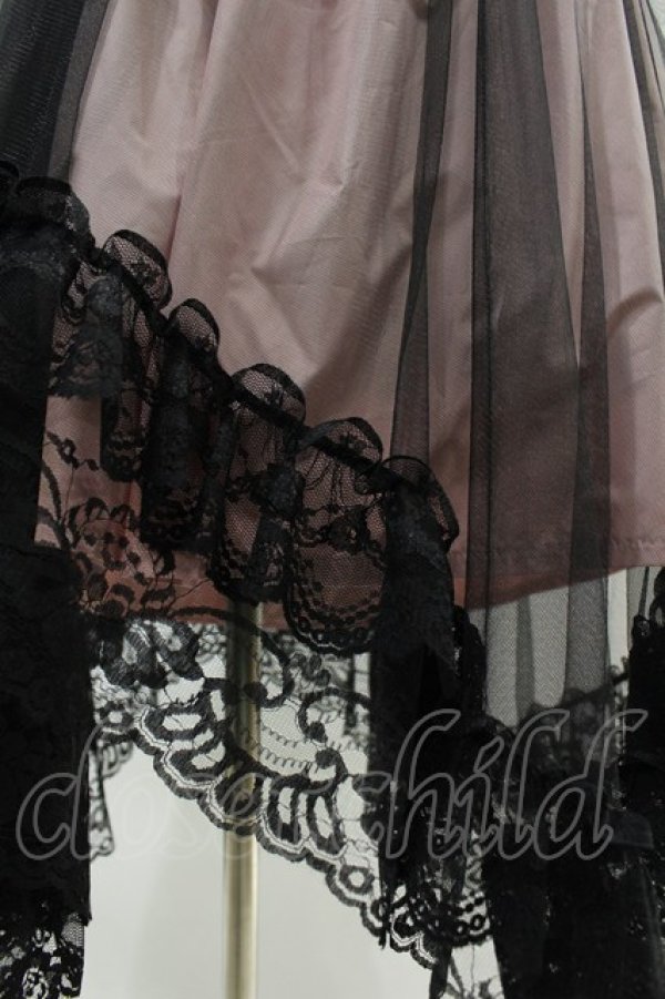 画像5: MR corset / レースアップホルタードレス  黒×ピンク H-25-07-25-1023-PU-OP-KB-ZH (5)