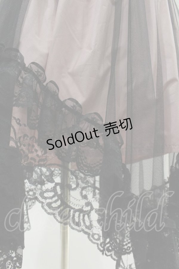 画像5: MR corset / レースアップホルタードレス  黒×ピンク H-25-07-25-1023-PU-OP-KB-ZH (5)