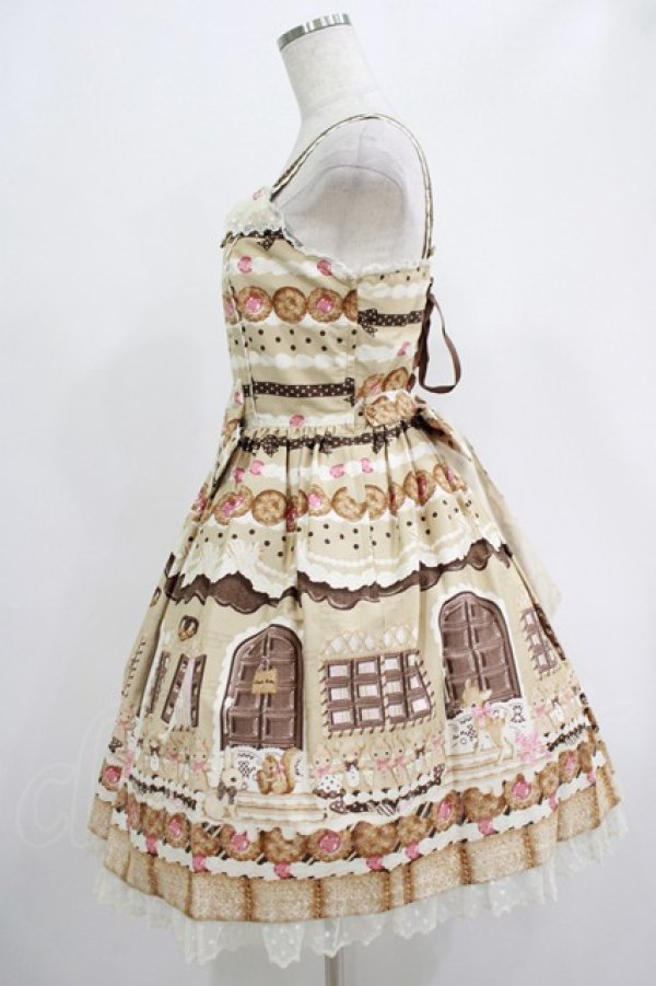 Angelic pretty Sweet Cream House オーバーニー Sweet Cream House JSK and Barrette Set by Angelic Pretty