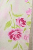 画像2: JESUS DIAMANTE / ぼかし薔薇マフラー  ピンク H-25-07-25-079-JE-ZA-NS-ZH (2)