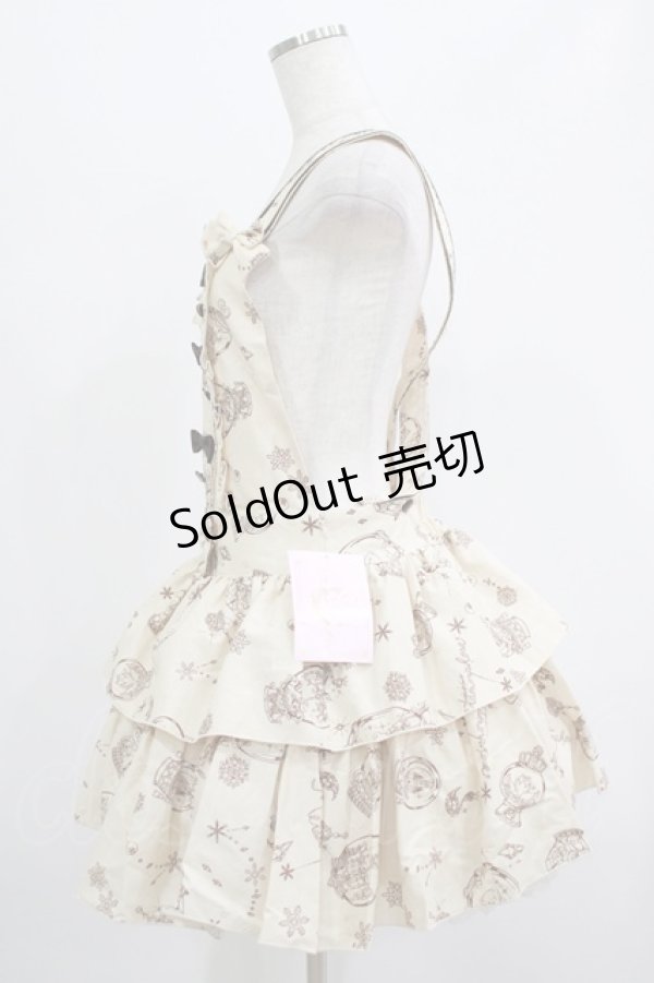 画像2: metamorphose / スノードームサロペット Free 生成り H-25-07-25-007-ME-OP-NS-ZH (2)