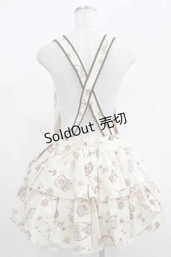 画像3: metamorphose / スノードームサロペット Free 生成り H-25-07-25-007-ME-OP-NS-ZH (3)