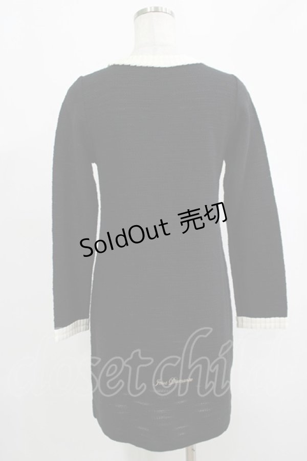 画像3: JESUS DIAMANTE / ハートチャームニットワンピース 38 ブラック H-25-07-25-012-JE-OP-NS-ZH (3)