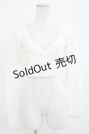 画像: Melt the lady / プレート付きニット Free オフ H-25-07-26-032-PU-TO-NS-ZH