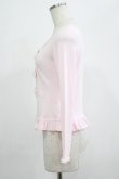 画像2: Angelic Pretty / ファー付リボンカットカーディガン Free ピンク H-25-07-26-035-AP-TO-NS-ZH (2)