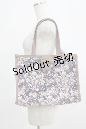 画像: Maison de FLEUR Petite Robe canone / 画集詰め込むゴブラントートバッグ  ブラック H-25-07-26-042-EL-BG-NS-ZH