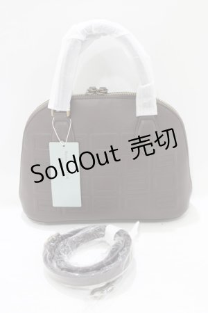 画像: Maison de FLEUR Petite Robe canone / パキッと割れないエンボスバッグ  ブラウン H-25-07-26-043-EL-BG-NS-ZH