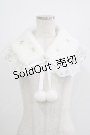 画像: Lovely Tency / 眞白ありすコラボ/ビジューファーティペット  オフ H-25-07-26-047-GO-ZA-NS-ZH
