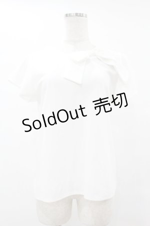 画像: tocco closet / リボンブラウス M オフ H-25-07-26-1046-0-BL-NS-ZH