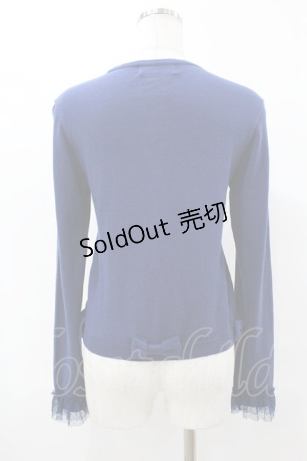 画像2: JESUS DIAMANTE / ロココリボンカーデ Free ブルー H-25-07-26-1053-JE-TO-NS-ZH (2)