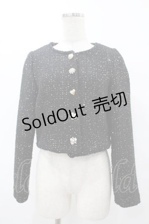 画像: tocco closet / ノーカラージャケット M ブラック H-25-07-26-1055-0-JA-NS-ZH