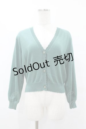 画像: F&A / マーガレット釦UVカットニットカーディガン Free GREEN H-25-07-26-1057-LO-TO-NS-ZH