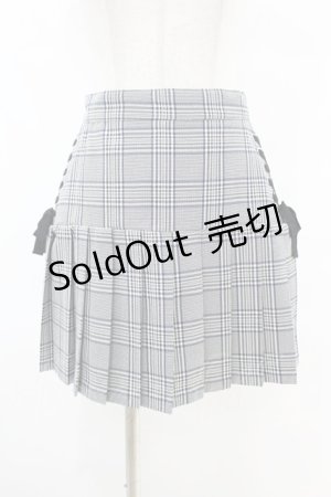 画像: Bubbles / サイドレースアッププリーツスカパン S ブラック H-25-07-26-1014-CA-SK-NS-ZH