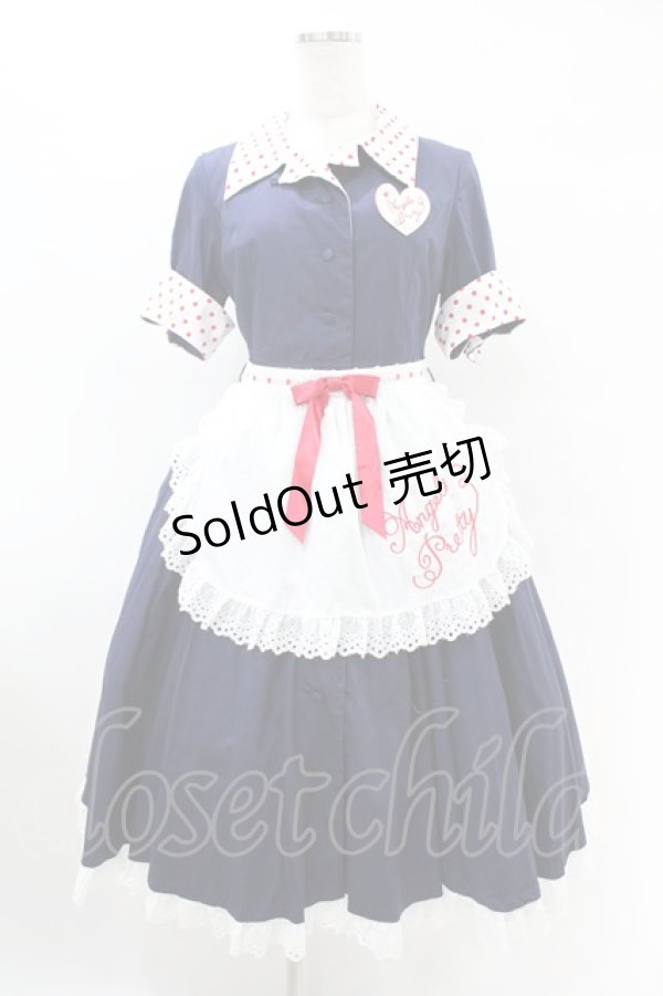 画像1: Angelic Pretty / MilkshakeサーキュラーワンピースSet Free ネイビー H-25-07-26-1017-AP-OP-NS-ZH (1)