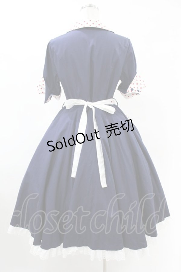 画像2: Angelic Pretty / MilkshakeサーキュラーワンピースSet Free ネイビー H-25-07-26-1017-AP-OP-NS-ZH (2)