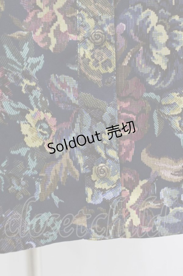 画像5: Innocent World / ローズゴブランバッスルジャンパースカート M ネイビー H-25-07-26-1023-IW-OP-NS-ZH (5)