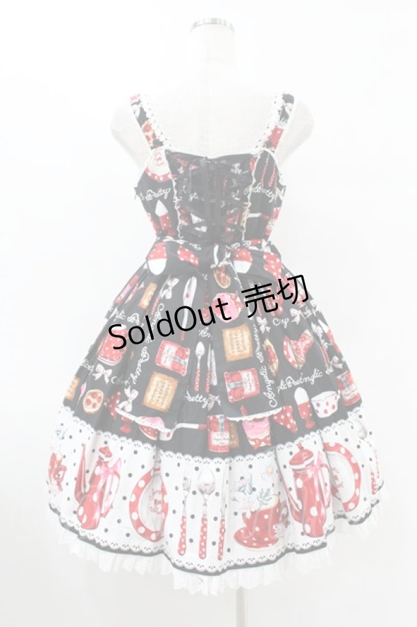 Angelic Pretty FrenchCafe ジャンパースカート ブラック 楽天市場】【中古】 Angelic Pretty / French Cafe胸リボン