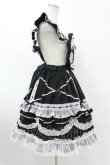 画像3: Angelic Pretty / Heart胸あて付スカート(無地) Free ブラック/ピンク H-25-07-26-1026-AP-SK-NS-ZH (3)