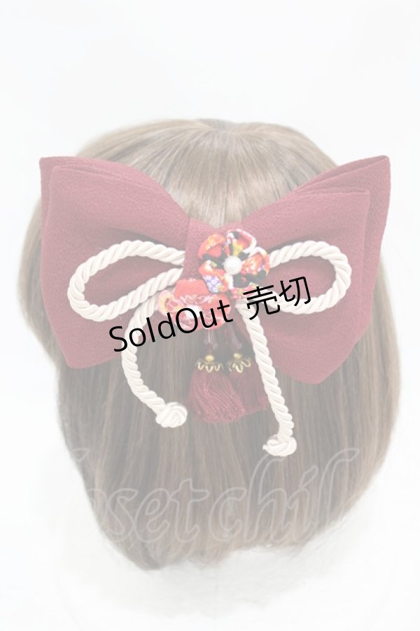 画像4: To Alice / 狐刺繍入り巫女風ワンピース+バレッタ M 白 H-25-07-26-1027-LO-OP-NS-ZH (4)