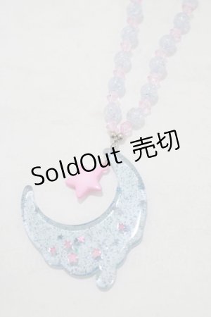 画像: Angelic Pretty / Melty Moonネックレス  ブルー H-25-07-26-079-AP-AC-NS-ZH
