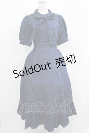 画像: STRIPE CLUB / STRIPE CLUB × 深澤翠/デニムプラージュワンピース Free ブルー H-25-07-26-012-PU-OP-NS-ZH