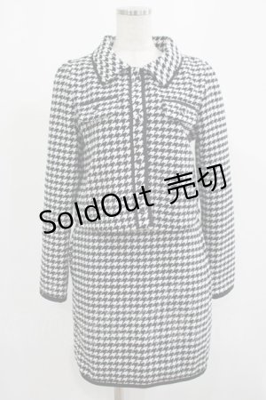 画像: DearMyLoveRose / ジャケット&スカートセットアップ M ブラック H-25-07-26-021-EL-OP-NS-ZH