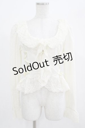 画像: Juliette et Justine / Le Bolero de la Fleur Free 生成り H-25-07-27-030-CL-TO-NS-ZH