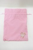 画像4: m petit by misako / ジャム刺繍ショッピングバッグ  ピンク H-25-07-27-038-LO-BG-NS-ZH (4)