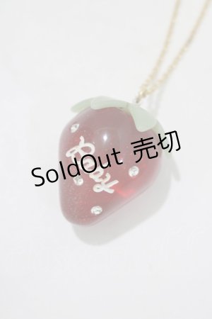 画像: BABY,THE STARS SHINE BRIGHT / キャンディストロベリーネックレス  レッド H-25-07-27-057-BA-AC-NS-ZH