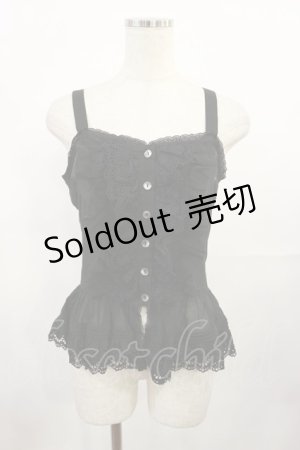 画像: Juliette et Justine / Dentelle antique camisole Free ブラック H-25-07-27-1036-CL-TO-NS-ZH
