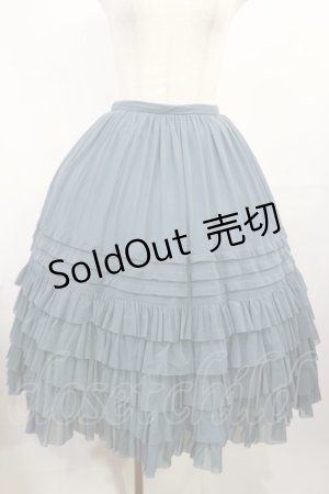 画像: Juliette et Justine / Petale de rose Skirt 2 ターコイズーグリーン H-25-07-27-1014-CL-SK-NS-ZH