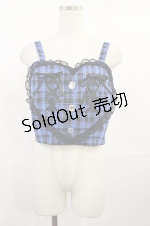 画像: Ank Rouge / ハートスピンドルビスチェ M ブルー H-25-07-27-1027-CA-JA-NS-ZH