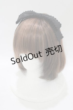画像: Ank Rouge / フリルドーリーカチューシャ  ブラック H-25-07-27-070-CA-AC-NS-ZH