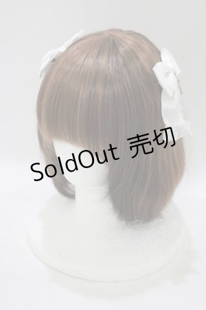 画像: DearMyLove / 十字架レースフリルツインリボンクリップ  オフ H-25-07-27-078-EL-AC-NS-ZH