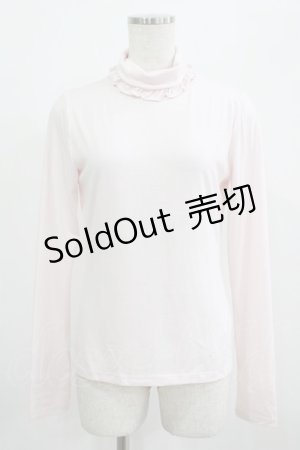 画像: E hyphen world gallery / タートルネックトップス Free ピンク H-25-07-27-021-LO-TO-NS-ZH