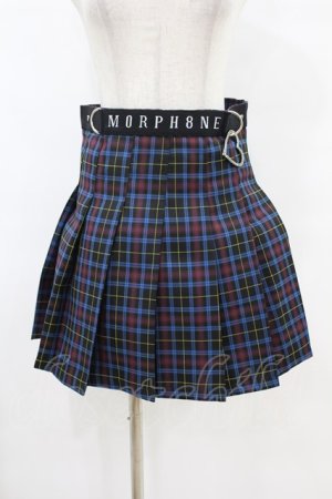 画像: MORPH8NE / ON SKIRT L ブルー H-25-07-28-1047-0-SK-KB-ZH