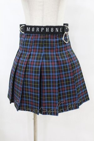 画像: MORPH8NE / ON SKIRT L ブルー H-25-07-28-1048-0-SK-KB-ZH