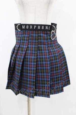 画像: MORPH8NE / ON SKIRT L ブルー H-25-07-28-1051-0-SK-KB-ZI