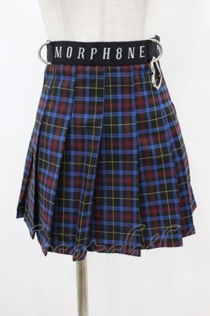 画像: MORPH8NE / ON SKIRT S ブルー H-25-07-28-1057-0-SK-KB-ZH