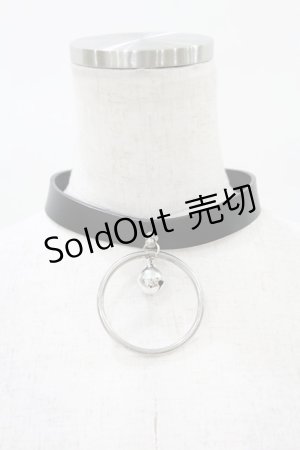 画像: ニュリカデリック / ベルリングレザーチョーカー  ブラック H-25-07-28-1016-PU-AC-KB-ZI