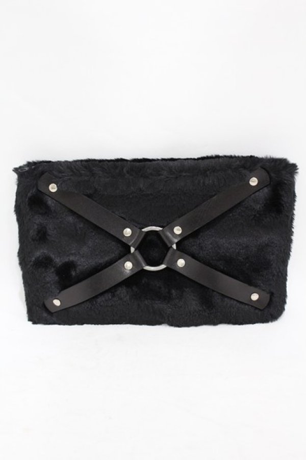 画像1: ニュリカデリック / バッテンファーミニクラッチ  ブラック H-25-07-28-1034-PU-BG-KB-ZH (1)