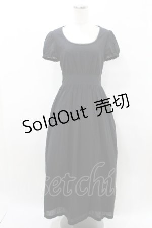 画像: BPN / ワッシャーロングワンピース  黒 H-25-07-28-011-GO-OP-KB-ZH
