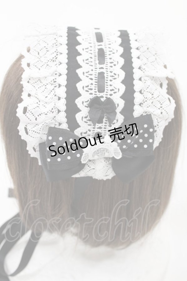 画像2: BABY,THE STARS SHINE BRIGHT / LoveLoveくみゃちゃんヘッドドレス  ブラック H-25-07-29-1033-BA-AC-NS-ZH (2)